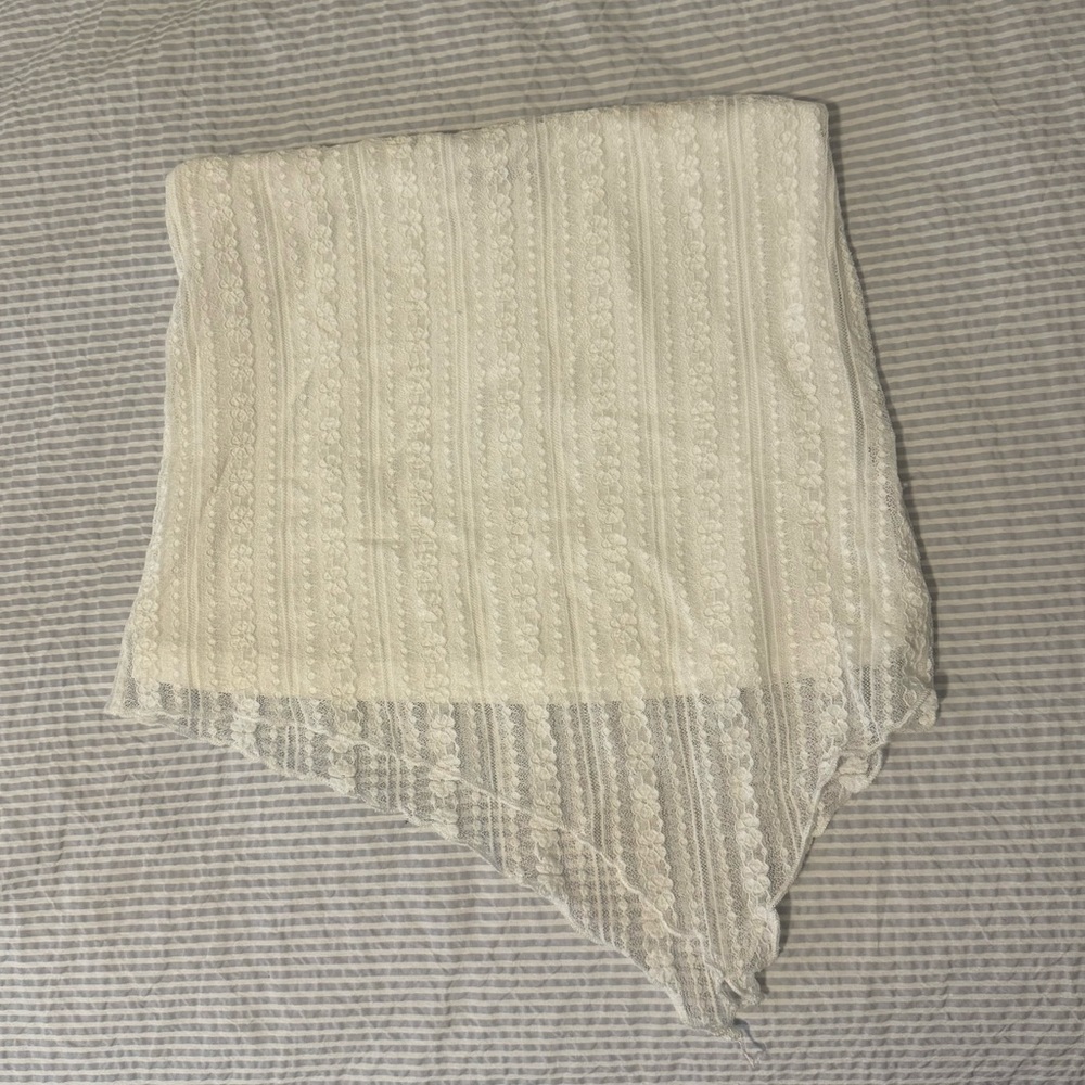 PRINCESS POLLY white frill mini skirt